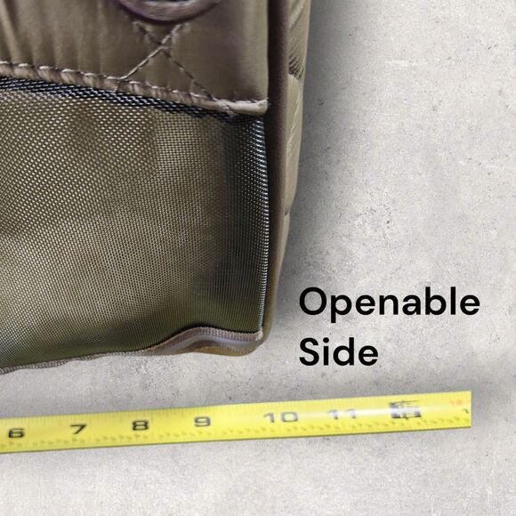 Joan & David Quilted Olive Green Pet Carrier Travel Bag Sherpa Pad Small Animal - Picture 13 of 14